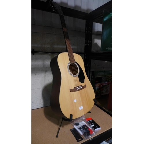 3010 - Fender Acoustic guitar with stand  - Model   Fa-125, Original RRP £124.99 + VAT (317-491) *This lot ... 