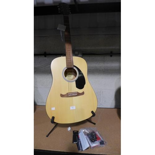 3011 - Fender Acoustic guitar with stand  - Model   Fa-125, Original RRP £124.99 + VAT (317-492) *This lot ... 