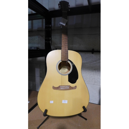 3012 - Fender Acoustic guitar with stand   - Model  Fa-125, Original RRP £124.99 + VAT (317-493) *This lot ... 