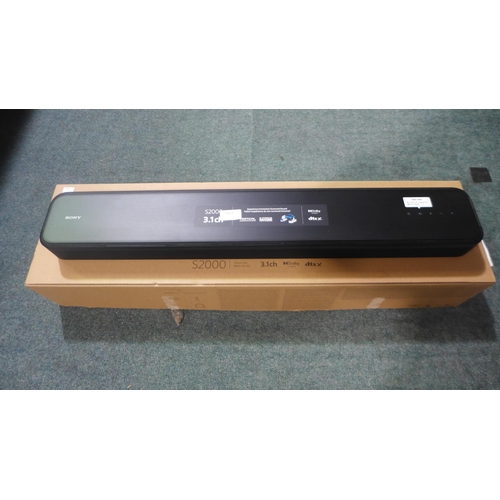 3019 - Sony 3.1Ch Soundbar - Model Hts2000.Cek , Original RRP £329.99 + VAT (317-321) *This lot is subject ... 