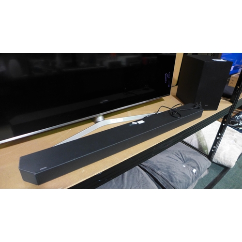3020 - Samsung Soundbar With Subwoofer ( Missing Leads) - Model Hw-Q700C/Xu, Original RRP £539.99 + VAT (31... 
