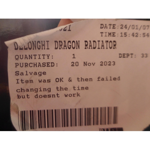 3048 - Delonghi Dragon 4 Pro Radiator - Model Trdx40820E , Original RRP £99.99 + VAT (317-315) *This lot is... 