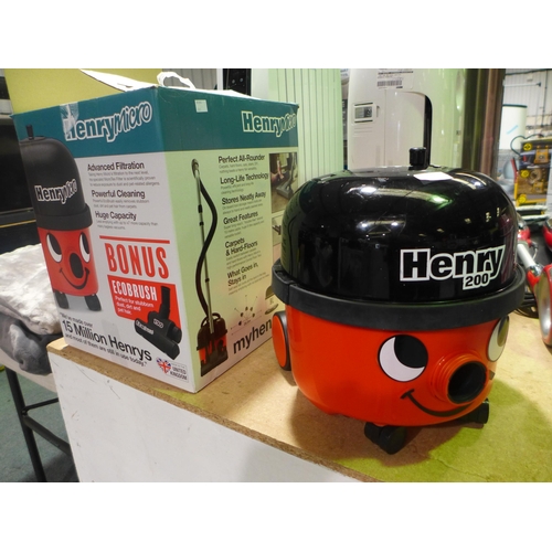 3076 - Henry 200 Vacuum Cleaner, Original RRP £139.99 + VAT (317-635) *This lot is subject to VAT
