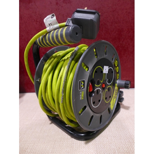 3086 - Masterplug 30M Cable Reel with Bracket, Duracell Dual Powered Lantern (317-7,34) *This lot is subjec... 