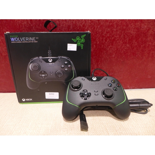 3092 - Razer Wolverine Edition Xbox Controller  (316-275) *This lot is subject to VAT
