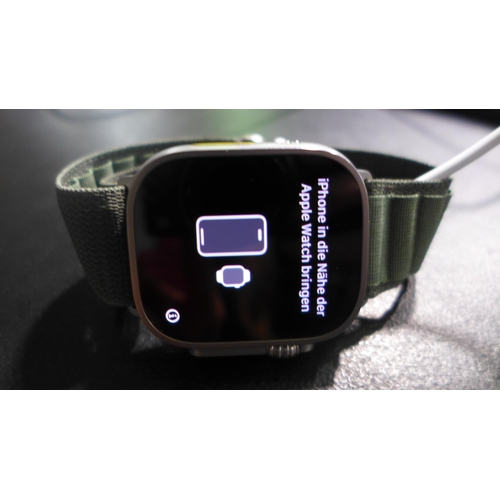3095 - Apple Ultra Trail Smart Watch With Box and Charging Lead - Model A2684, Original RRP £579.99 + vat (... 