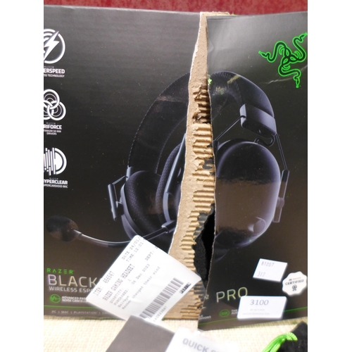 3100 - Razer Black shark V2 Pro Gaming Headset, Original RRP £99.99 + VAT (317-199) *This lot is subject to... 