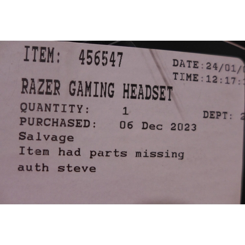 3103 - Razer Blackshark V2 Pro Gaming Headset, Original RRP £99.99 + VAT (317-283) *This lot is subject to ... 