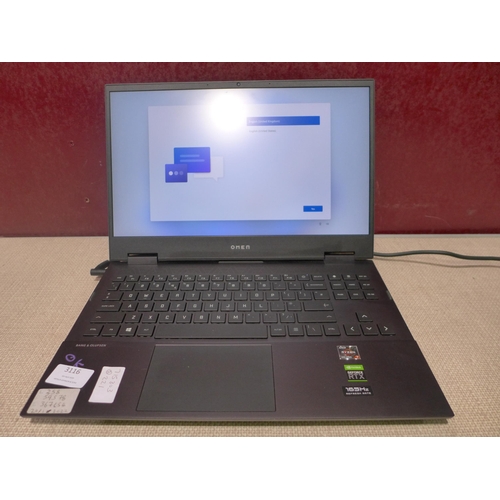 3116 - HP OMEN 15.6  Gaming Laptop ( No Charging Lead), Origianl RRP £999.99 + Vat   (258-899)  * This lot ... 