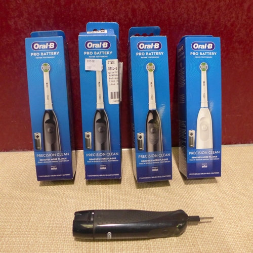 3124 - Oral-B Db5 B'Toothbrushes  (317-495,496) *This lot is subject to VAT