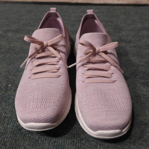 3177 - Pair of Ladies pink Skechers UK size 4 *This lot is subject to VAT