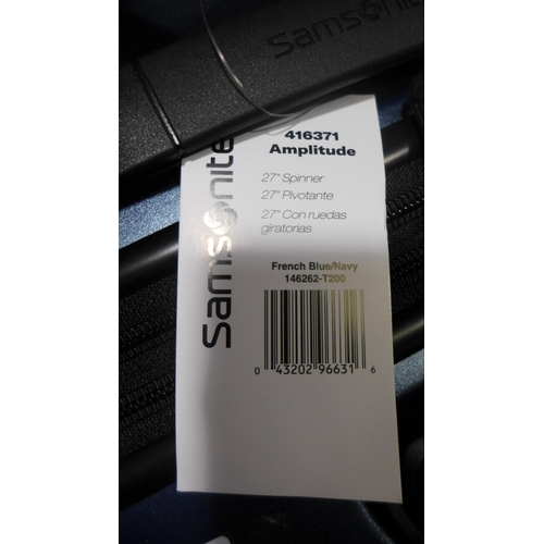 3200 - Samsonite Amplitude Blue Large Hardside Case (317-236) *This lot is subject to VAT