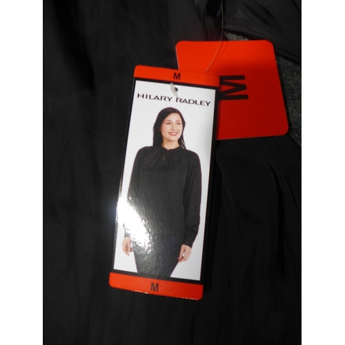 3201 - Large quantity of Ladies Black Hilary Radley Blouses, mixed size *This lot is subject to VAT