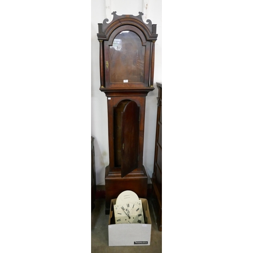 101 - A 19th Century mahogany longcase clock, the dial signed Lowman, Ramsgate