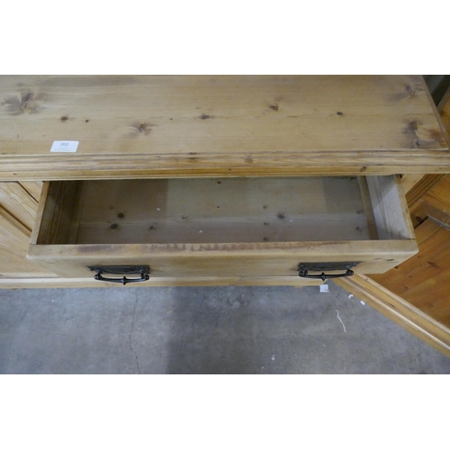 202 - A pine and beech dresser