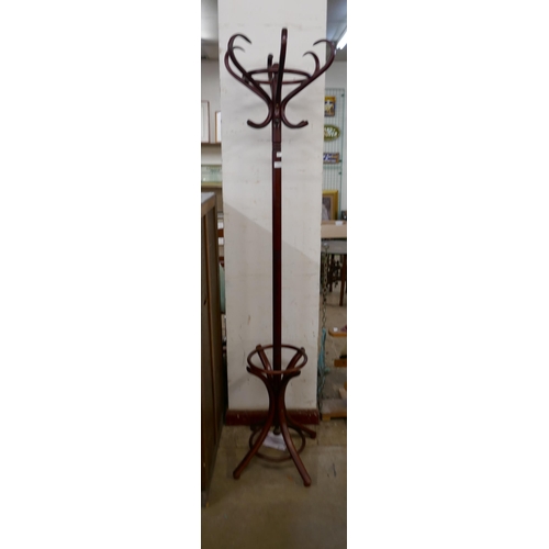 208 - A bentwood coat stand