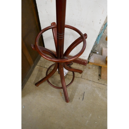 208 - A bentwood coat stand