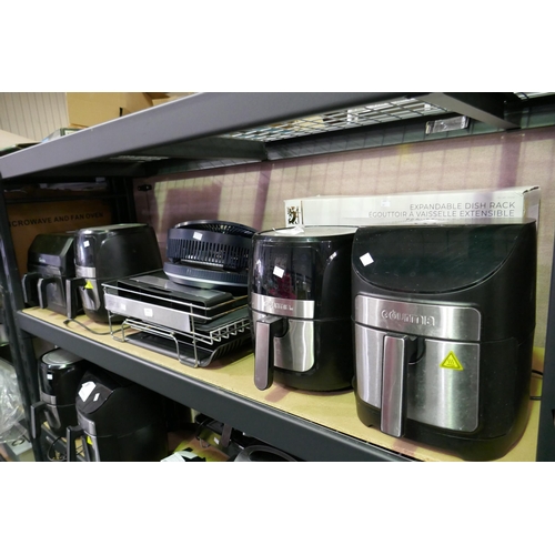 3386 - Scrap items to incude: Gourmia Air Fryers, Dishrack, Fan etc   (317-2,23,304,329,599,600,636) *This ... 