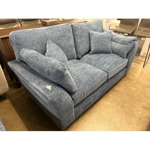 1363 - Selsey 3 seater Denim Fabric Sofa, Original RRP £833.33 + VAT (4200-21) *This lot is subject to VAT