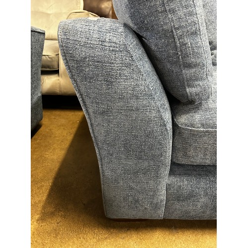 1363 - Selsey 3 seater Denim Fabric Sofa, Original RRP £833.33 + VAT (4200-21) *This lot is subject to VAT