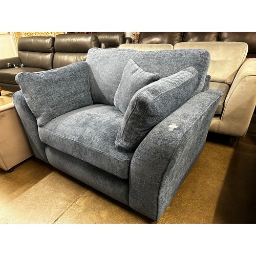 1364 - Selsey Snuggler Denim Fabric Chair, Original RRP £583.33 + VAT (4200-20) *This lot is subject to VAT