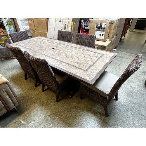 1453 - A Sunvilla Palafox 7 piece Dining Set RRP $2699 USD, (4183-16) *This lot is subject to VAT