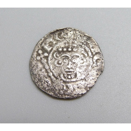 1045 - Coins; a King John short cross silver penny, (1199-1216)