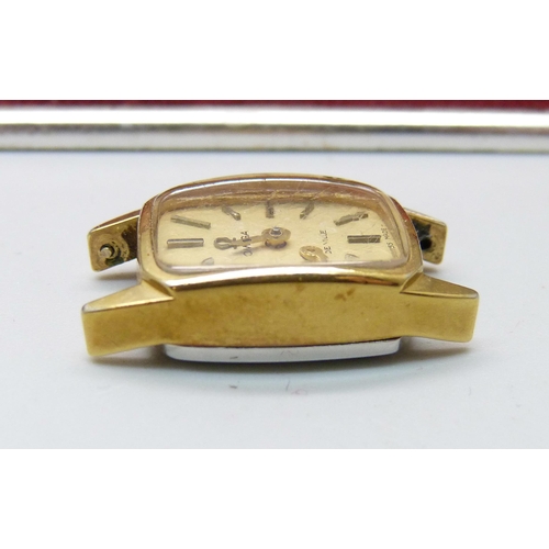 1109 - A lady's Omega De Ville wristwatch head with an Omega box