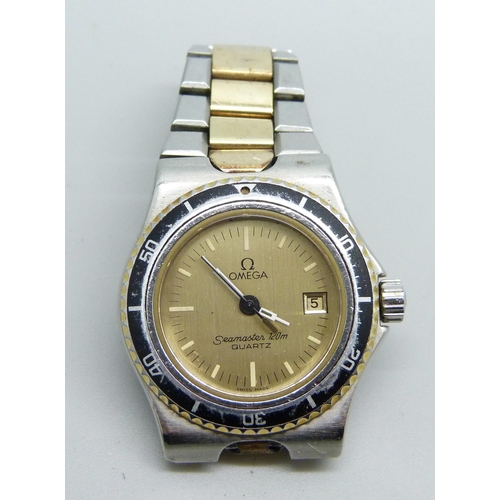 1121 - A lady's Omega Seamaster wristwatch