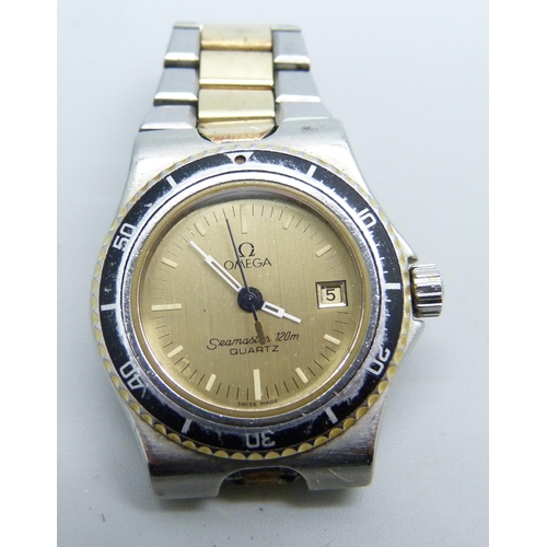 1121 - A lady's Omega Seamaster wristwatch