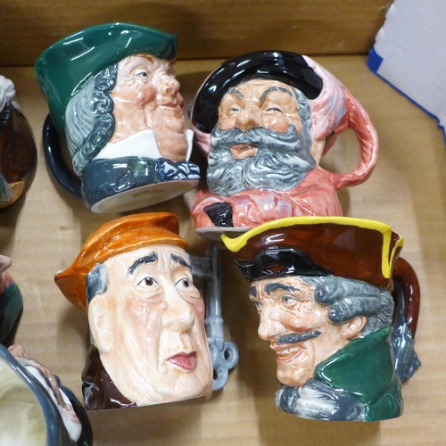 1168 - A large Royal Doulton Dick Turpin character jug and other Toby jugs and character mugs **PLEASE NOTE... 