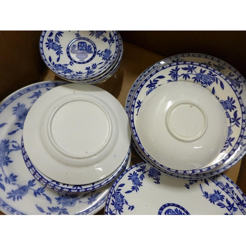 1175 - 19th Century and later Minton Delft blue and white plates **PLEASE NOTE THIS LOT IS NOT ELIGIBLE FOR... 