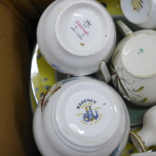 1178 - A collection of teawares and other china including Duchess and Noritake (three boxes) **PLEASE NOTE ... 