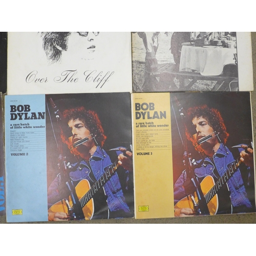 690A - Nine Bob Dylan unofficial LP records: Tough Songs, Inside The Museums, Minnesota 1961, Vol.1, Nearer... 