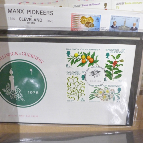 706 - Stamps; a box of Isle of Man stamp albums, covers, booklets, presentation packs, etc.