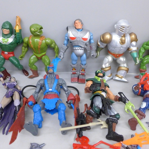 709 - A collection of fourteen original He-Man/Masters of the Universe articulated figures from the 1980s,... 