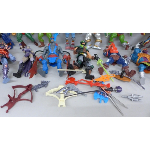 709 - A collection of fourteen original He-Man/Masters of the Universe articulated figures from the 1980s,... 