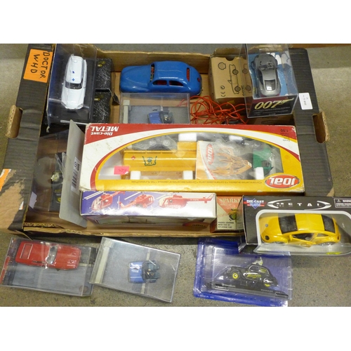 732 - Model vehicles including Chad Valley, Joal lorry, James Bond vehicles, etc.