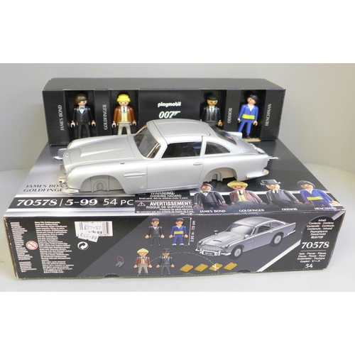 741 - A Playmobil James Bond Aston Martin DB5, Goldfinger Edition, boxed