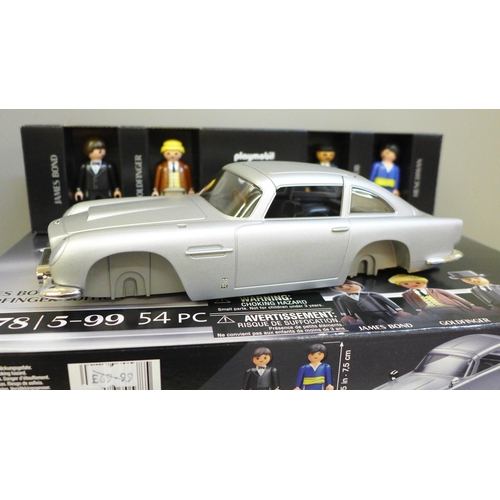 741 - A Playmobil James Bond Aston Martin DB5, Goldfinger Edition, boxed