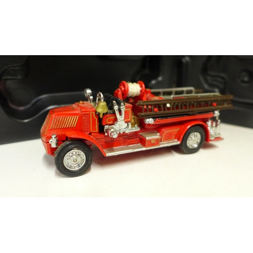 742 - Seven Matchbox Models of Yesteryear, Fire Engine Series, boxed