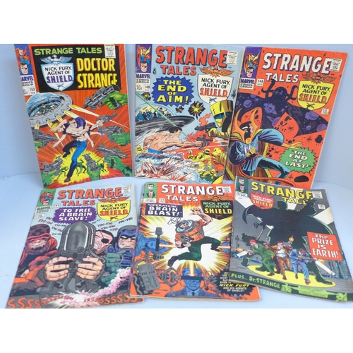 743 - A collection of ten Dr. Strange 1960s comics