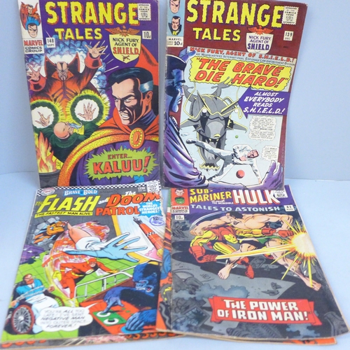 743 - A collection of ten Dr. Strange 1960s comics