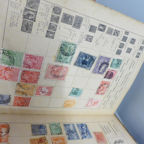 766 - Five albums of stamps and loose stamps