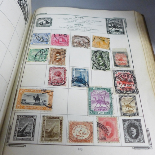 766 - Five albums of stamps and loose stamps