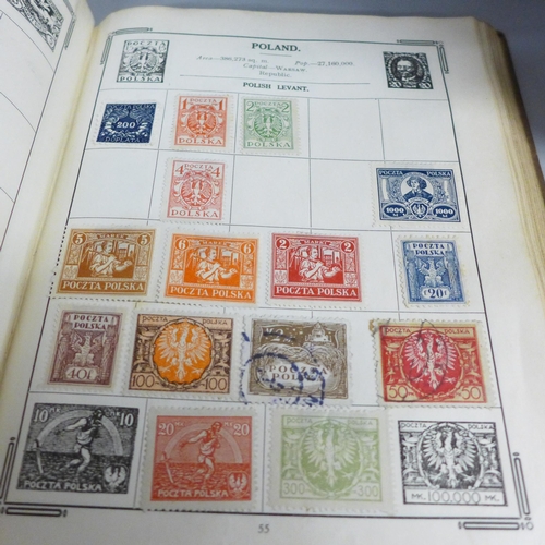 766 - Five albums of stamps and loose stamps