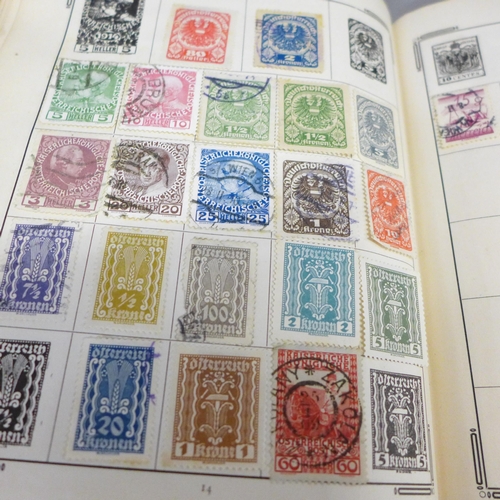 766 - Five albums of stamps and loose stamps