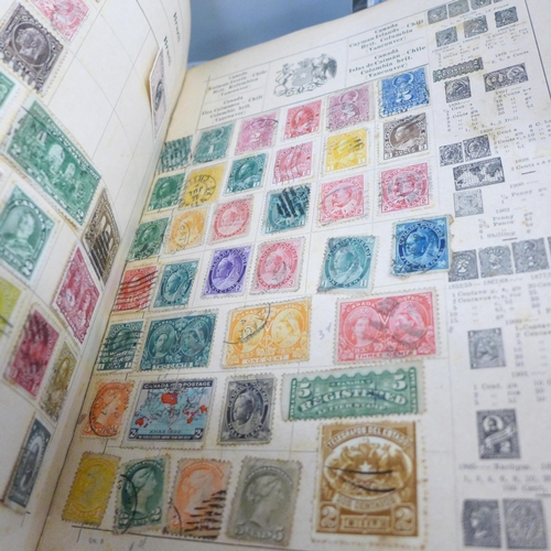 766 - Five albums of stamps and loose stamps