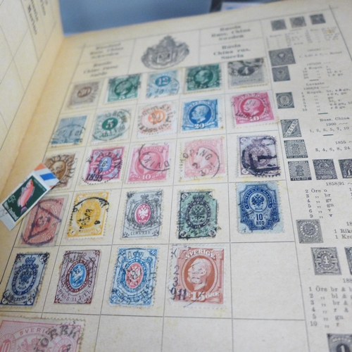 766 - Five albums of stamps and loose stamps