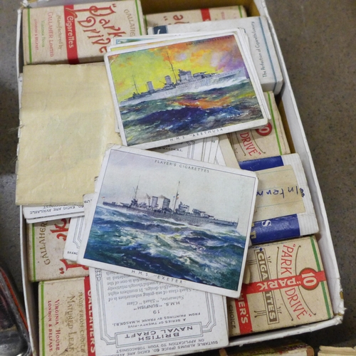 768 - A large collection of Senior Service, Ogdens, John Player and other cigarette cards